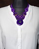 kolie Enike- fioletowy naszyjnik soutache 2