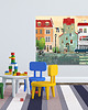 obrazy OBRAZ NA PŁÓTNIE -  70x50cm KOLOROWE KAMIENICE 2