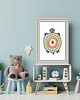 obrazy i plakaty do pokoju dziecięcego Plakat z żółwiem do pokoju dziecięcego 1