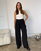 spodnie materiałowe damskie Spodnie wełniane Muse black 2