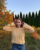 swetry damskie Sweter w warkocze 2