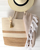 torby na ramię Kosz Mia Torba Shopper Ivory & Jute 1