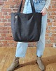 torby na ramię Lazy bag Bukka taupe wodoodporny nubuk 8