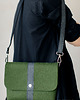 torby na ramię Marmollada - filcowa listonoszka ZIELONA + czarny 1