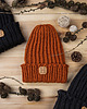 czapki damskie Czapka beanie z wełny merynosa CZERWONY 1