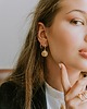 kolczyki pozłacane Kolczyki srebrne pozłacane z dużymi monetami 1