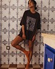 t-shirt damskie T-shirt paisley mokka 1