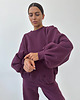bluza bez kaptura damska Bluza Enjoyable mauve wine 3