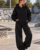 bluza z kapturem damska Bluza Hoodie Zip - Black 1