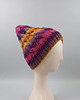 czapki damskie 6916 Dzianinowy Zestaw Winter Sunset: Czapka i Komin 5