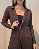 kardigany damskie Elegancki kardigan Cioccolato 4