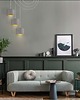 lampy wiszące 3-punktowa lampa wisząca o salonu typu pająk WAIKIKI GOLD W3 4