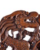 fotele Para chińskich rzeźbionych foteli w smoki styl Qing IIpoł XX w 107x65x55 cm 6