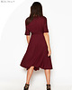 sukienki midi damskie Sukienka KIOTO DRESS bordo 1