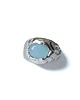 pierścionki srebrne Pierścień sygnet STIGMATE z agatem aqua women 1