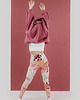 legginsy Kolorowe legginsy z wysokim stanem Cranberry 4