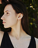 kolczyki srebrne Kolczyki srebrne ONE EDGE flexed / satin SILVER earrings 3