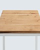 meble - stoły i stoliki - stoły Stolik boczny LUPE SOLID WOOD 30, biały minimalistyczny loftowy 2