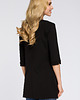 tuniki damskie Asymetryczna tunika-czarna(M-278) 3