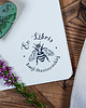 zakładki do książek Stempel ex libris, pszczoła - zestaw prezentowy 1