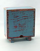 zegary Zegar drewniany - cichy mechanizm BLUE 4