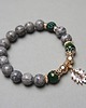 bransoletki z kamieni naturalnych Kolekcja Rich - Jasper and emerald /glamour/ - bransoletka 2