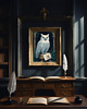 grafiki i ilustracje PLAKAT Hedwiga, list z Hogwartu, dekoracja Harry Potter 1