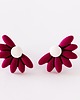 kolczyki z masy plastycznej Kolczyki MINI DAISY PURPLE 1