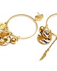 kolczyki pozłacane Kolczyki pozłacane Alloys Collection - Boho /łapacze snów/  1