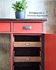 biurka Biurko Brick Red 7