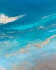 obrazy Turkusowy obraz abstrakcyjny Maldives XVI, obraz ręcznie malowany 3