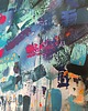 obrazy Obraz ręcznie malowany na płótnie 60x80 cm - abstrakcyjny pejzaż 5