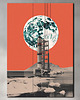 plakaty Apollo 11 - Plakat - Druk - Minimalistyczny Kolaż, NASA, kosmos #6 1