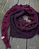 szale damskie Burgund bąble  / szal 7