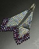 kolczyki szklane Ceath, "indiańskie" kolczyki, beading 1