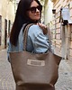 torby na ramię Skórzana torebka shopper - Sara 1