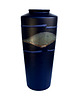 wazony Bordowy, ceramiczny wazon MF Design, Niemcy lata 80. 4