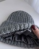 czapki damskie Wełniana czapka z jedwabną podszewką 2