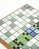 deski do krojenia i tace Taca geometryczny wzór w stylu modernistycznym, lata 70. 8