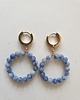 kolczyki z kamieniami Kolczyki DONUTS jaspis niebieski ziemny 1