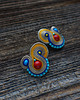 kolczyki soutache Qsambara- Etniczne kolczyki soutache 2