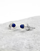 kolczyki srebrne Kolczyki sztyfty lapis lazuli 3mm  srebro 925 1
