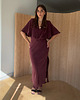 sukienki midi damskie Sukienka Power burgundy 8