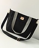 torby na ramię Torba T H E A Black - mały shopper, czarna zamszowa 1