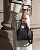 torby na ramię Torebka skórzana - pyton czarny - tłoczona - Glam Bag 6
