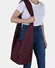 torby XXL Bordowa torba hobo w stylu boho / vegan 3