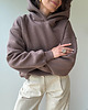 bluza z kapturem damska Bluza Soho choclate z kapturem 3