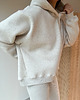 bluza z kapturem damska Bluza Soho light mocca melange z kapturem 2