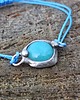 bransoletki wire wrapping Jadeit - bransoletka sznurkowa 1