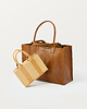 torby na ramię LARGE TOTE BAG natural leather 6